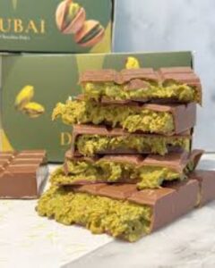 Lee más sobre el artículo El Chocolate de Dubai que se hizo viral por un tren de tik tok causa escasez internacional de pistachos