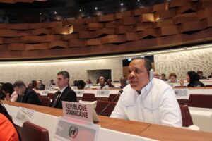 Lee más sobre el artículo Alcántara dice en Ginebra que protección de los derechos del consumidor no puede tener fronteras