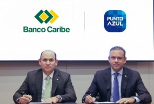Lee más sobre el artículo Banco Caribe amplía su red de subagentes bancarios junto a PUNTO AZUL llegando a más de 2,000 comercios en todo el país